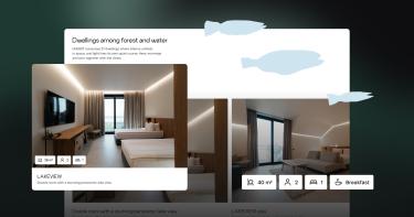 Overview of the hotel room page