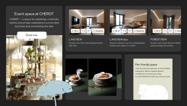 Mobile version of the website