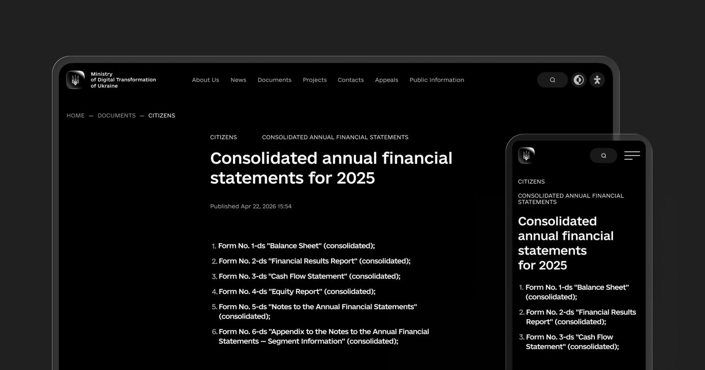 Annual financial statements